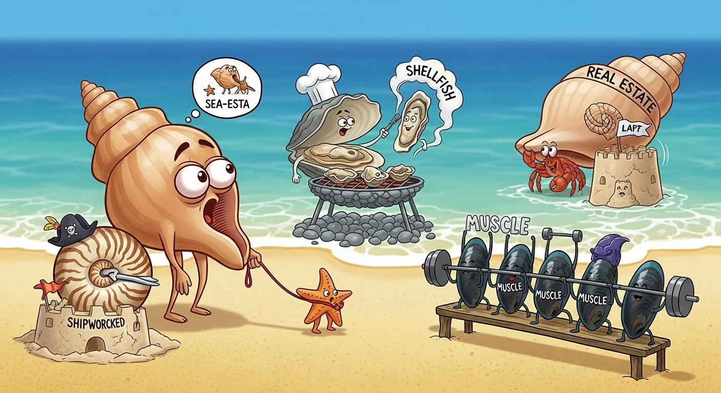 Beach themed shell puns