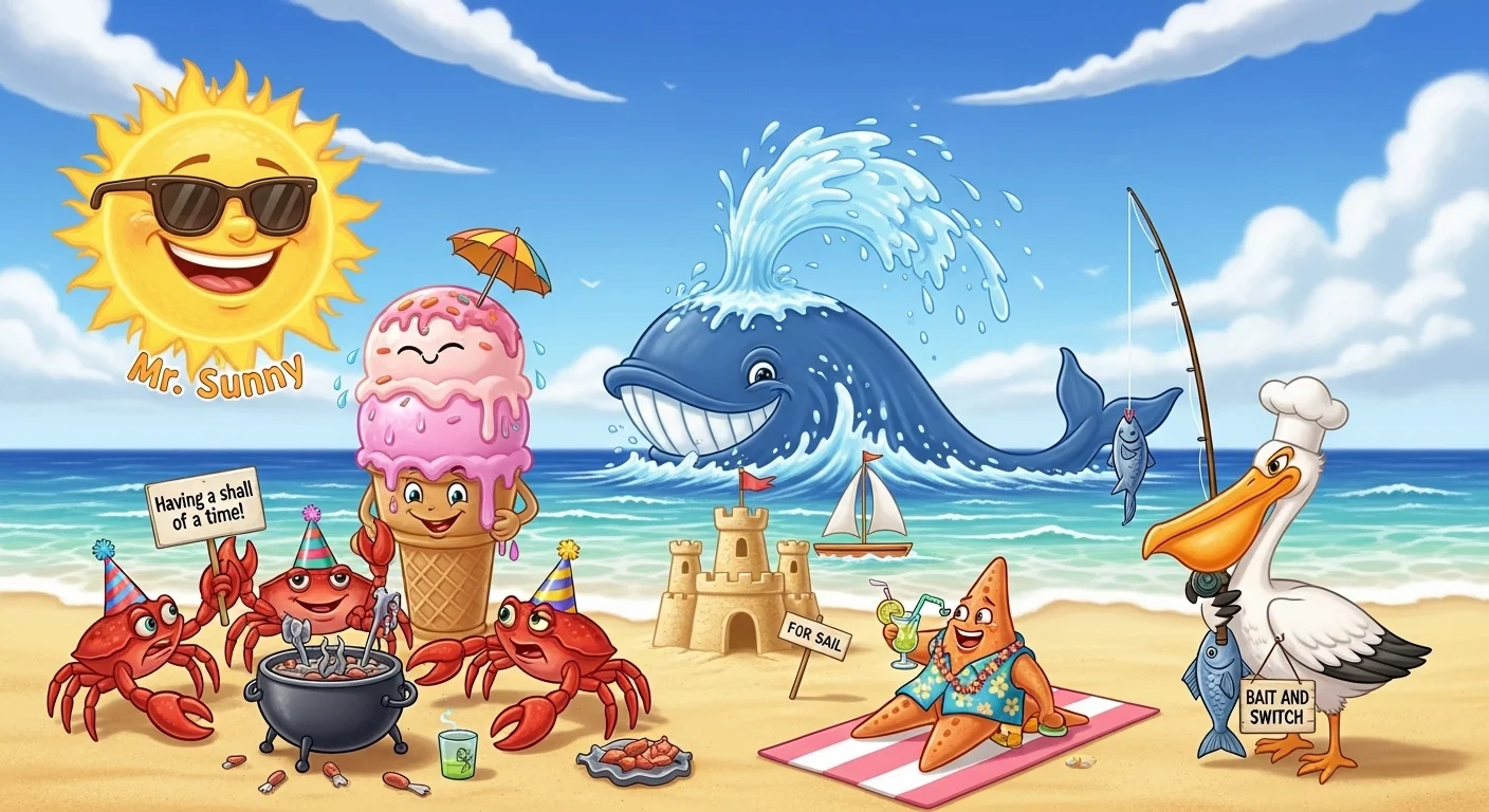 Beachy July Puns for Summer Vibes