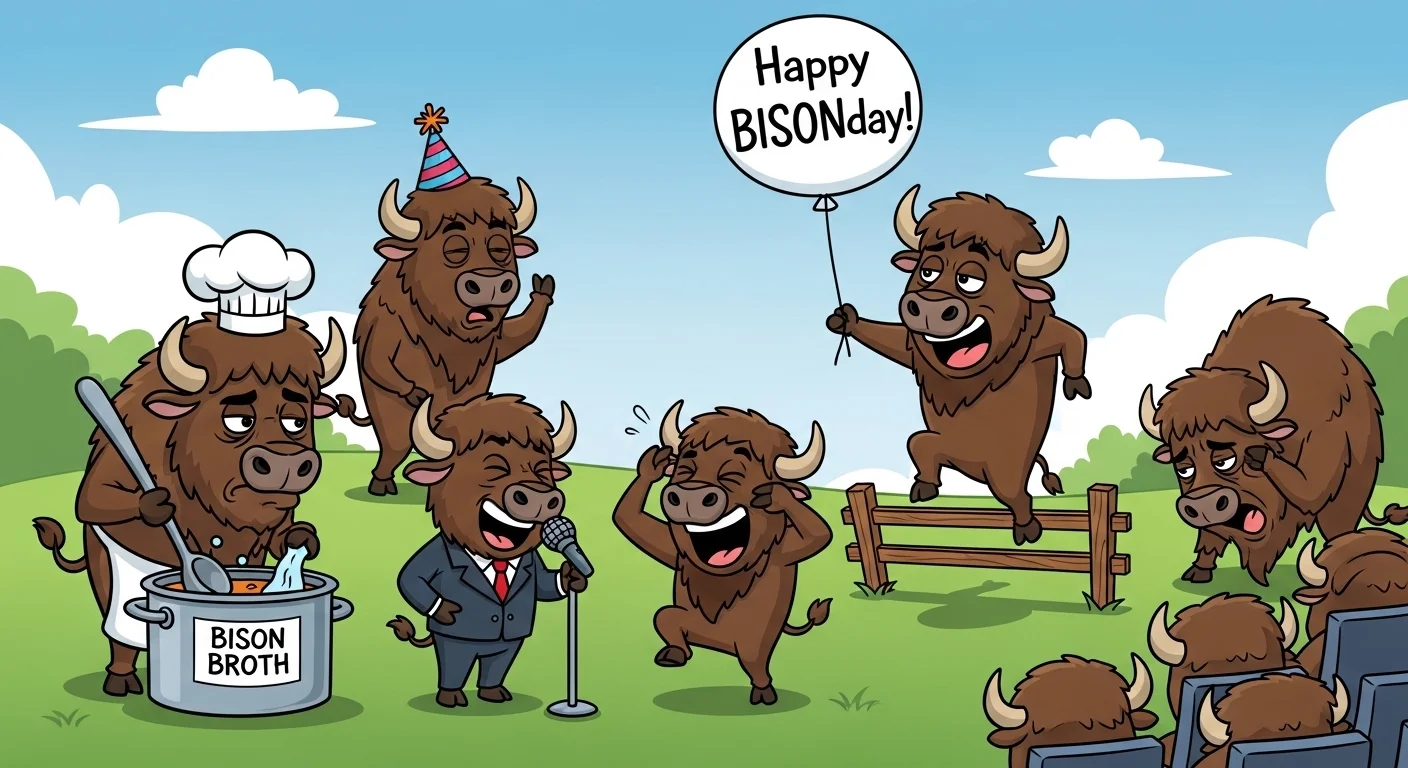 Best Bison Puns to Get Things Roaming