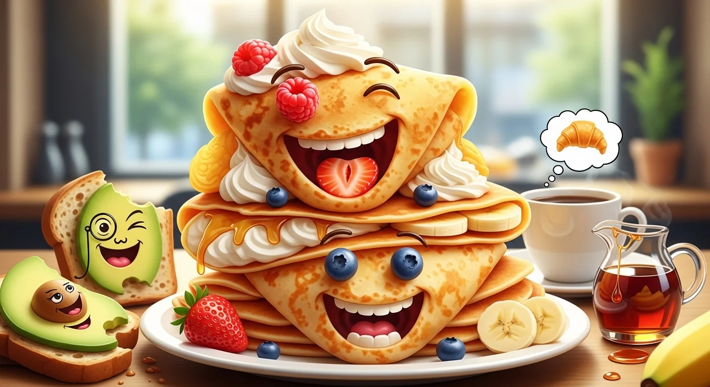 Brunch Goals Crepe Puns