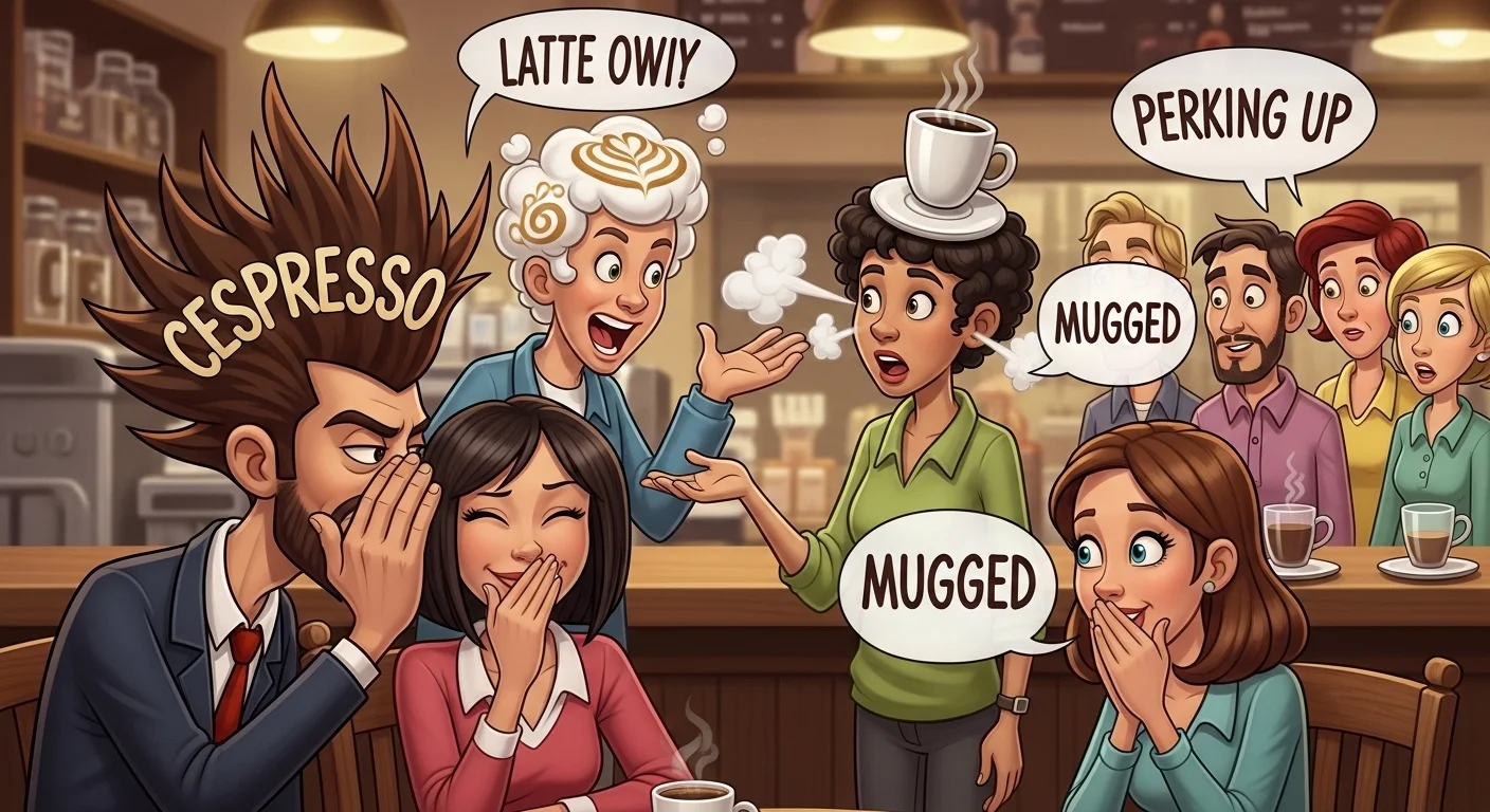 Café Confessions Puns