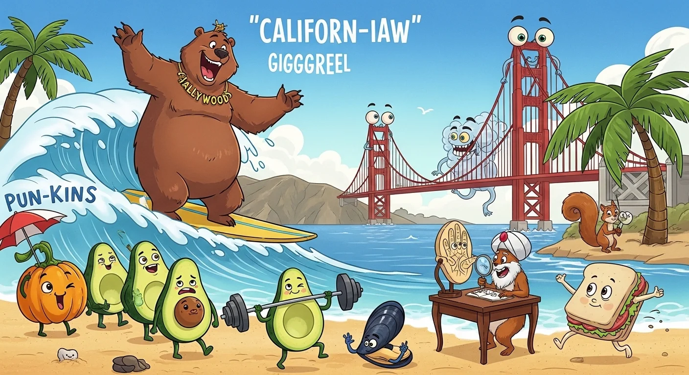 California Puns One Liners