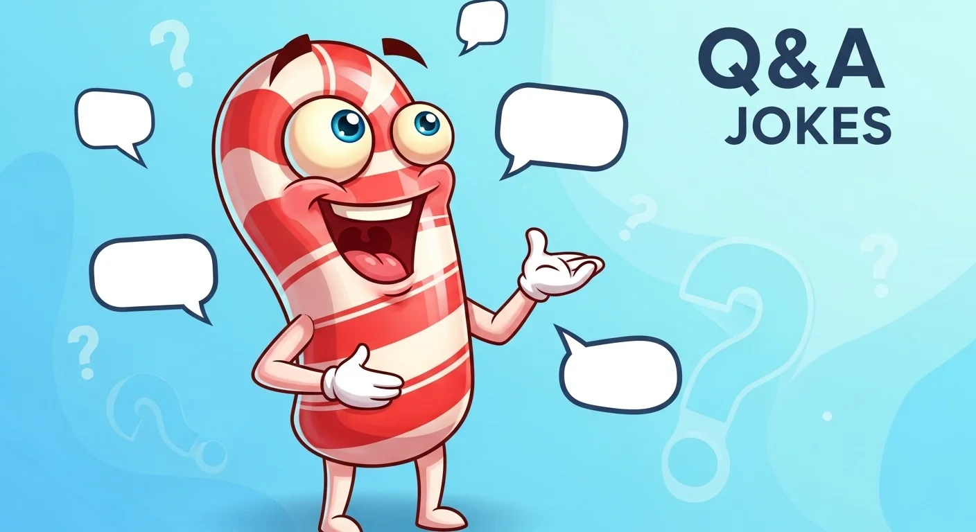 Candy Cane Q&A Jokes That’ll Hook You