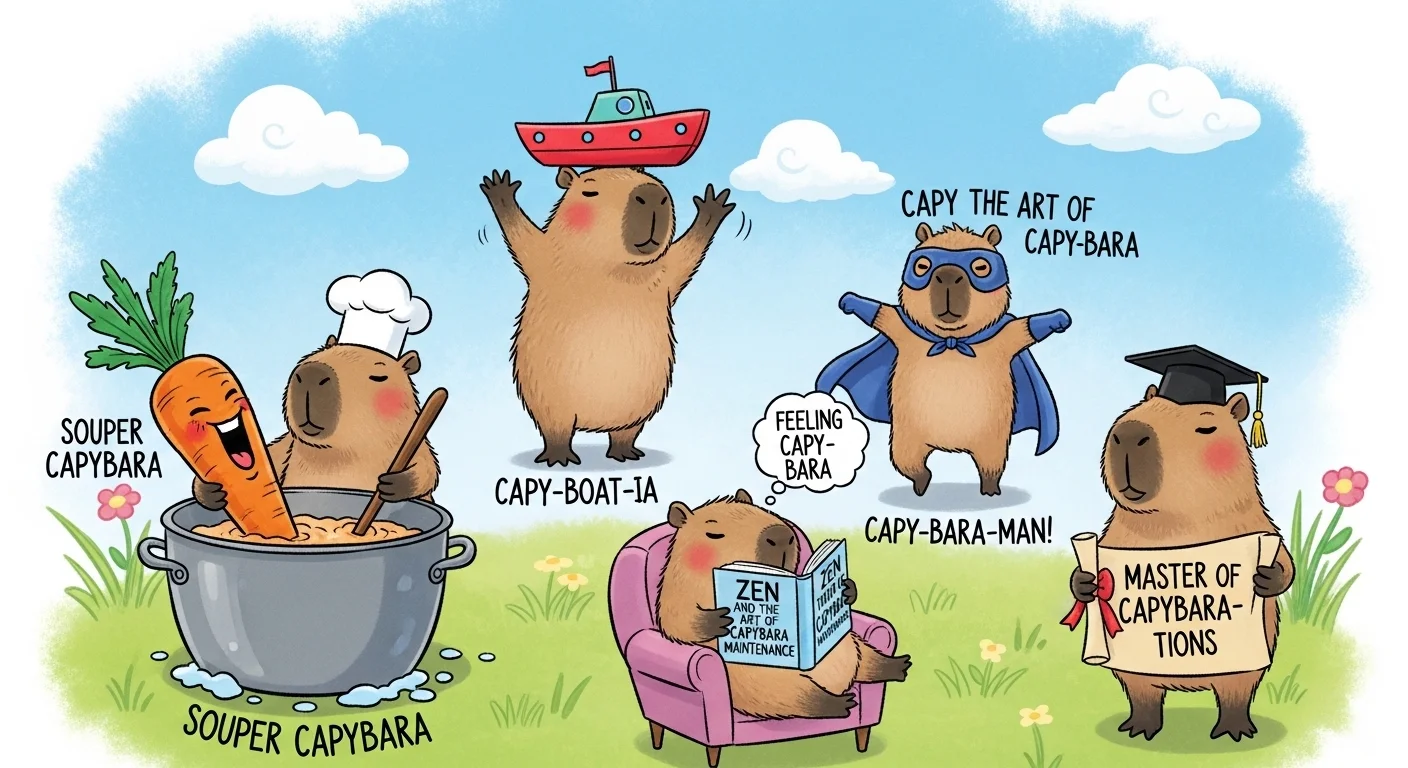 Capybara Puns for Kids