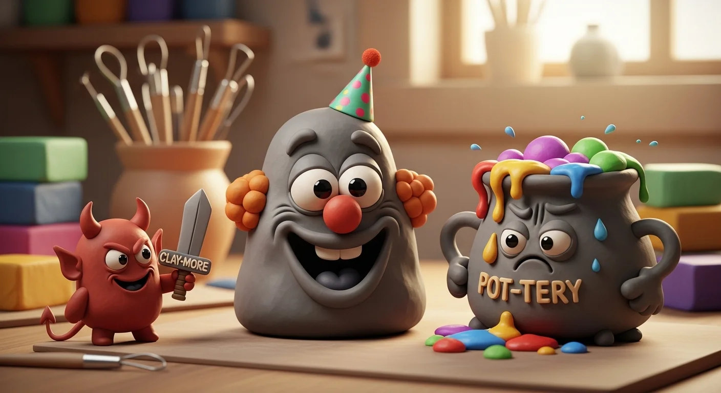 Clay Creativity Puns