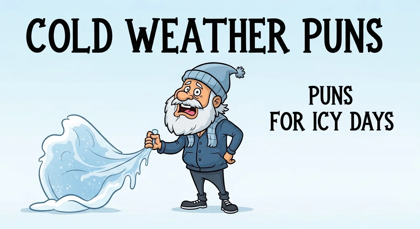 Cold weather puns for icy days