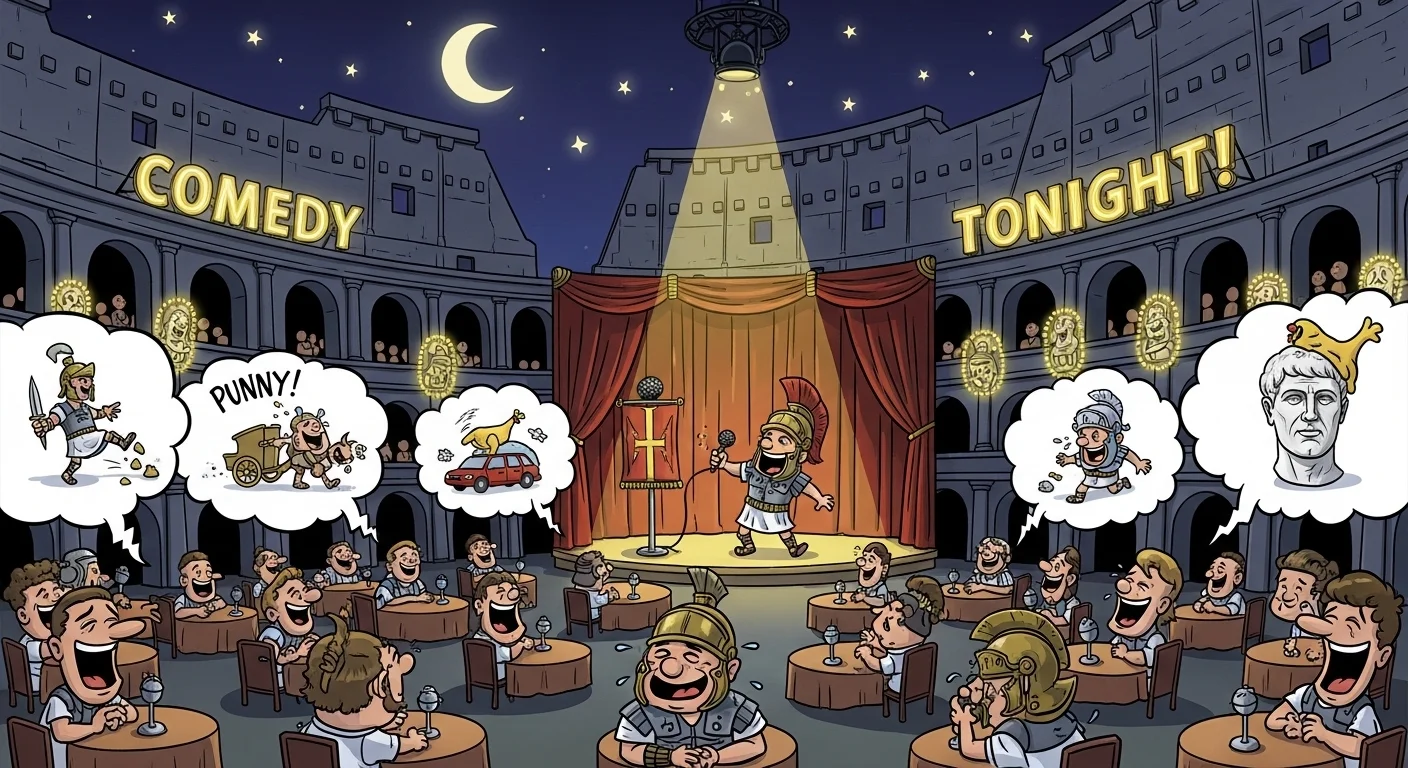 Colosseum Comedy Puns