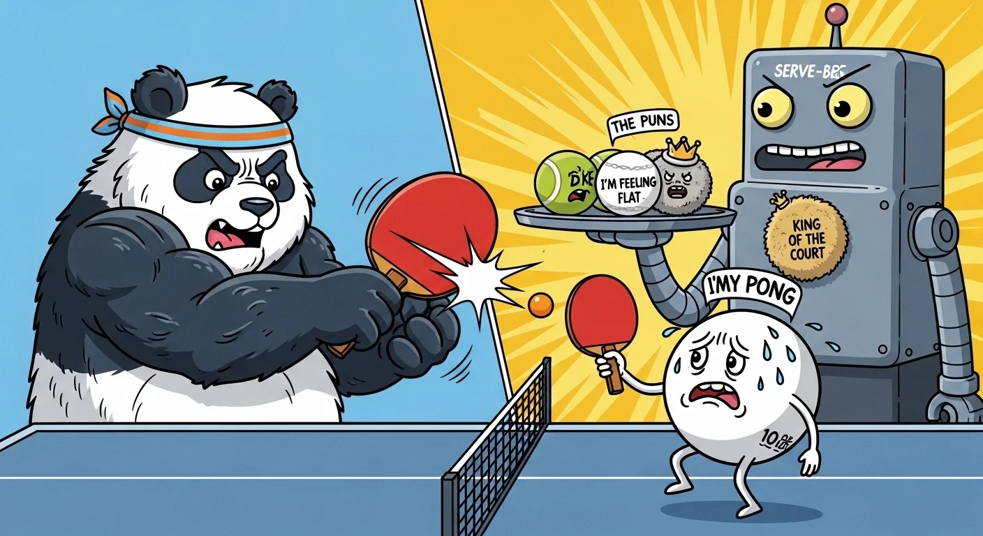 Competitive Ping Pong Puns