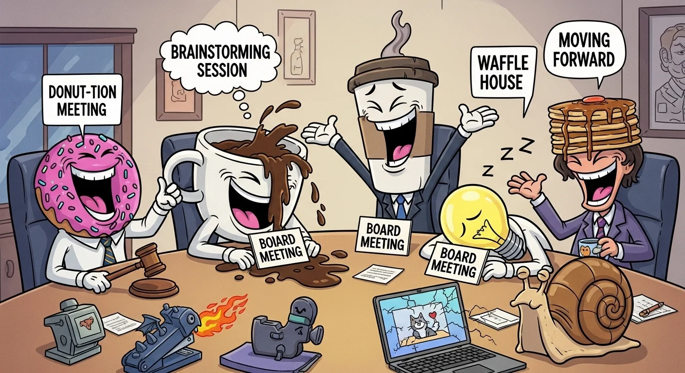 Conference Table Puns