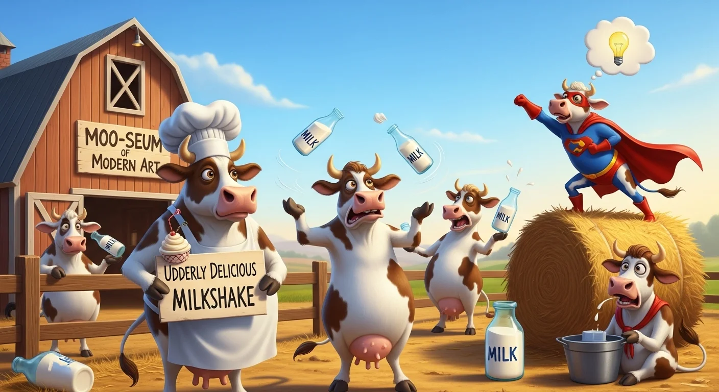 Cow Farm Puns That Are Udderly Hilarious
