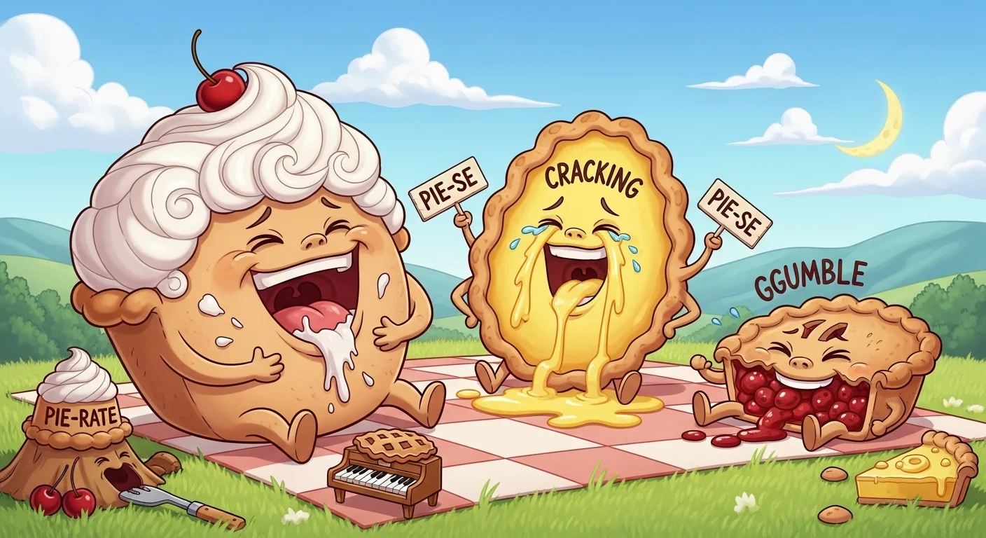 Cream and custard pie puns