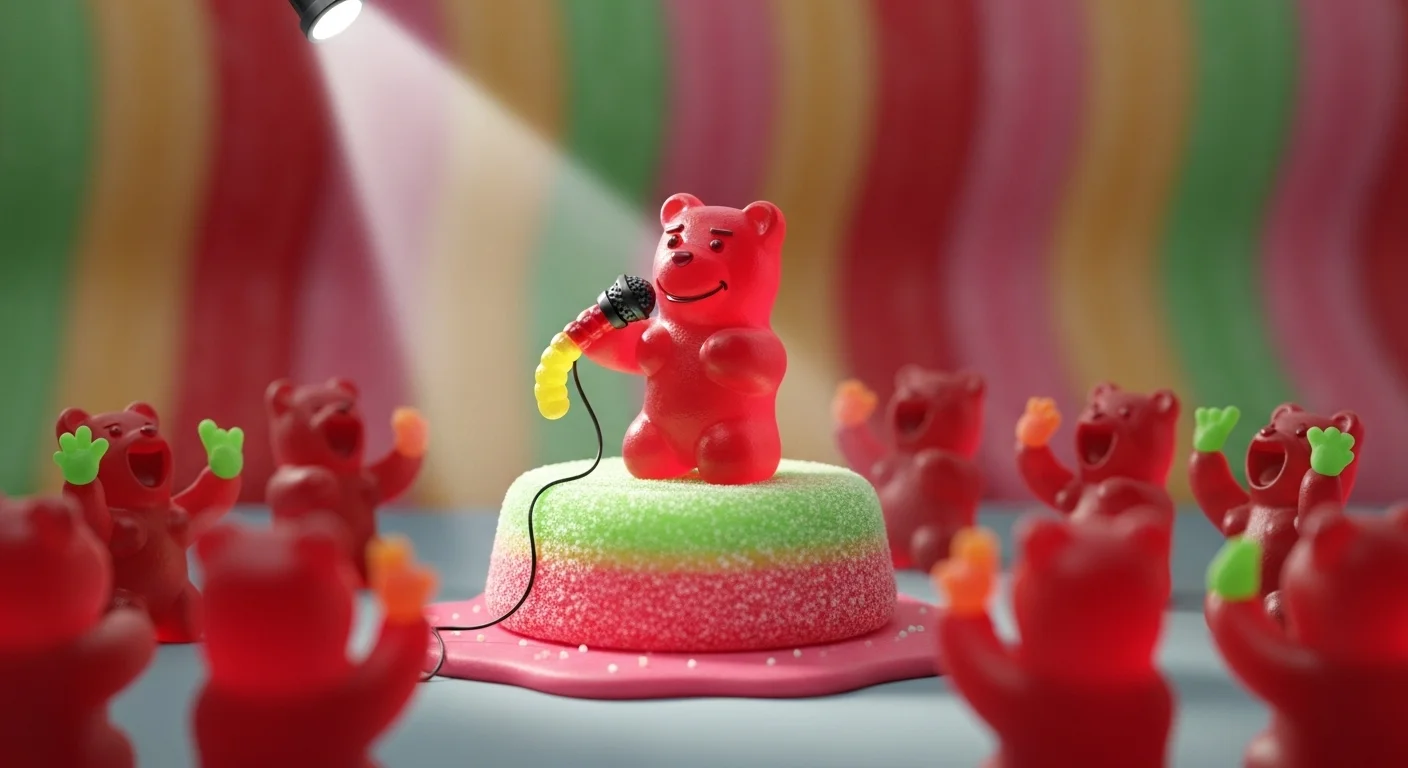 Cute gummy bear puns