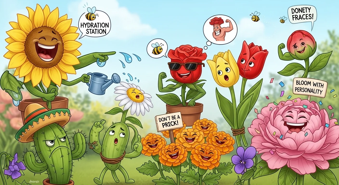 Flower puns one liners