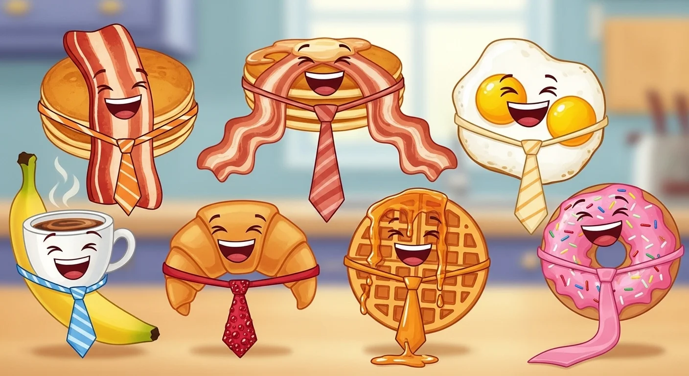 Food & Breakfast Tie Puns