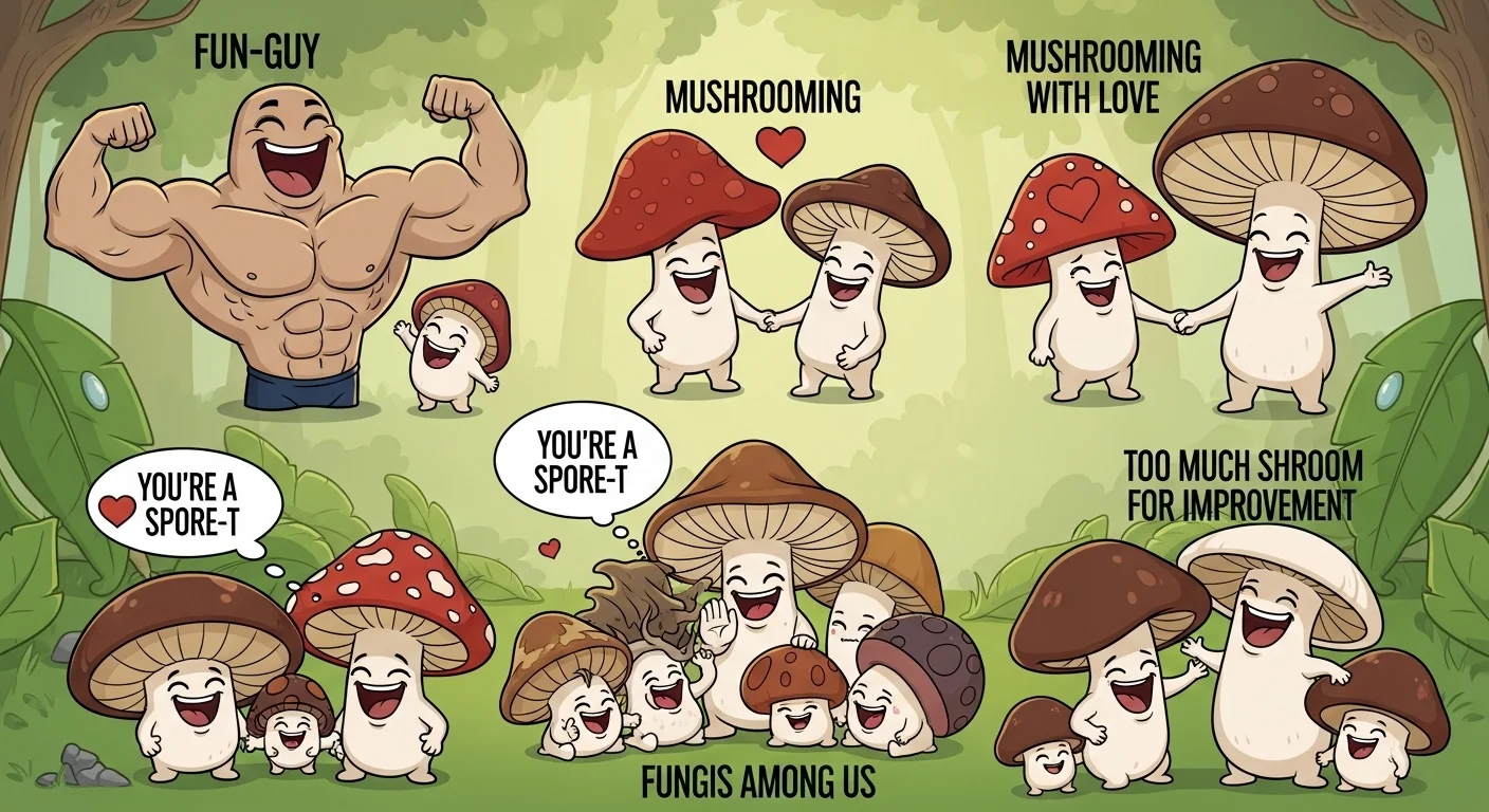 Friendship & Love Fungi Puns