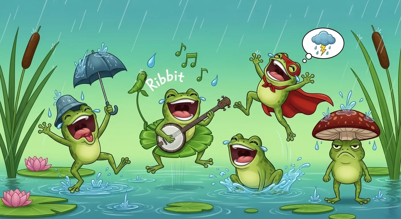 Frog Puns for Rainy Days