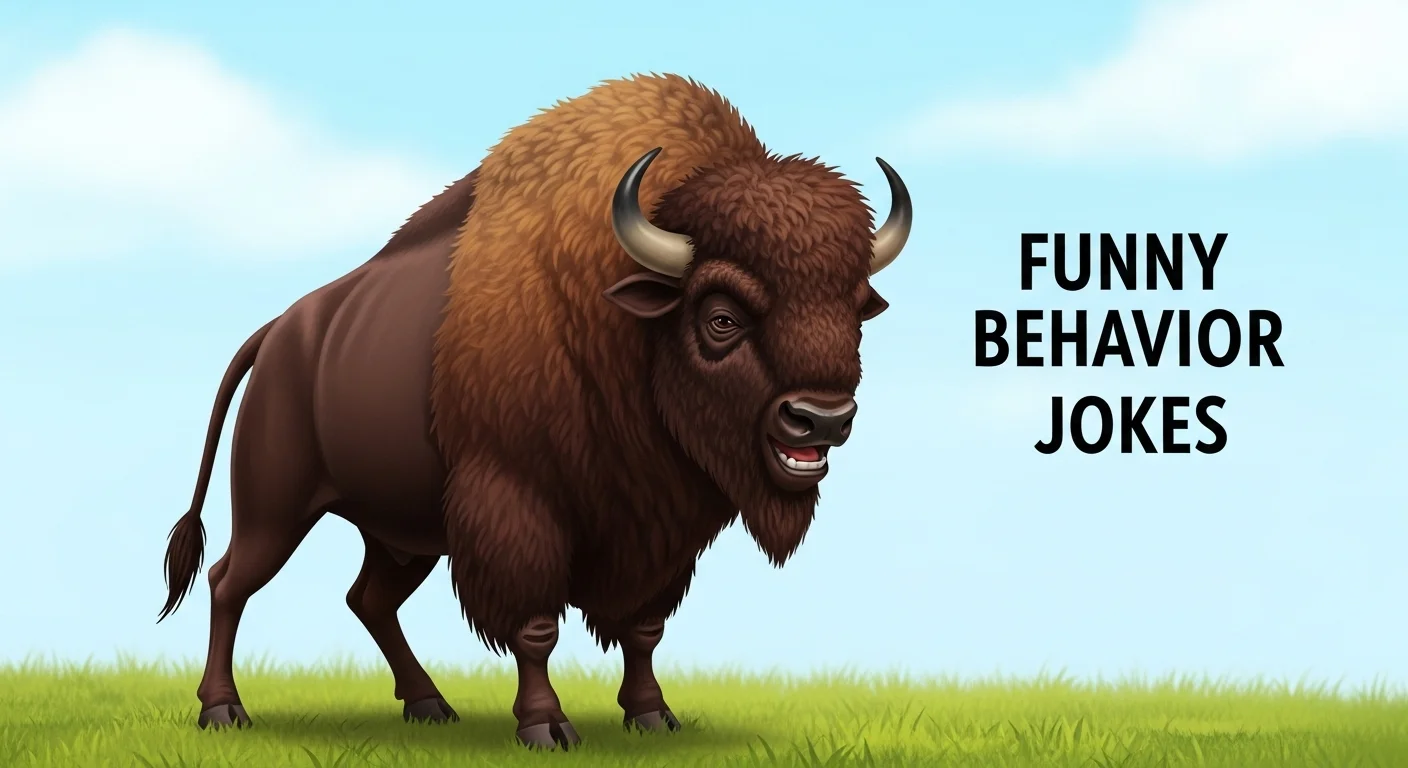 Funny Bison Behavior Jokes