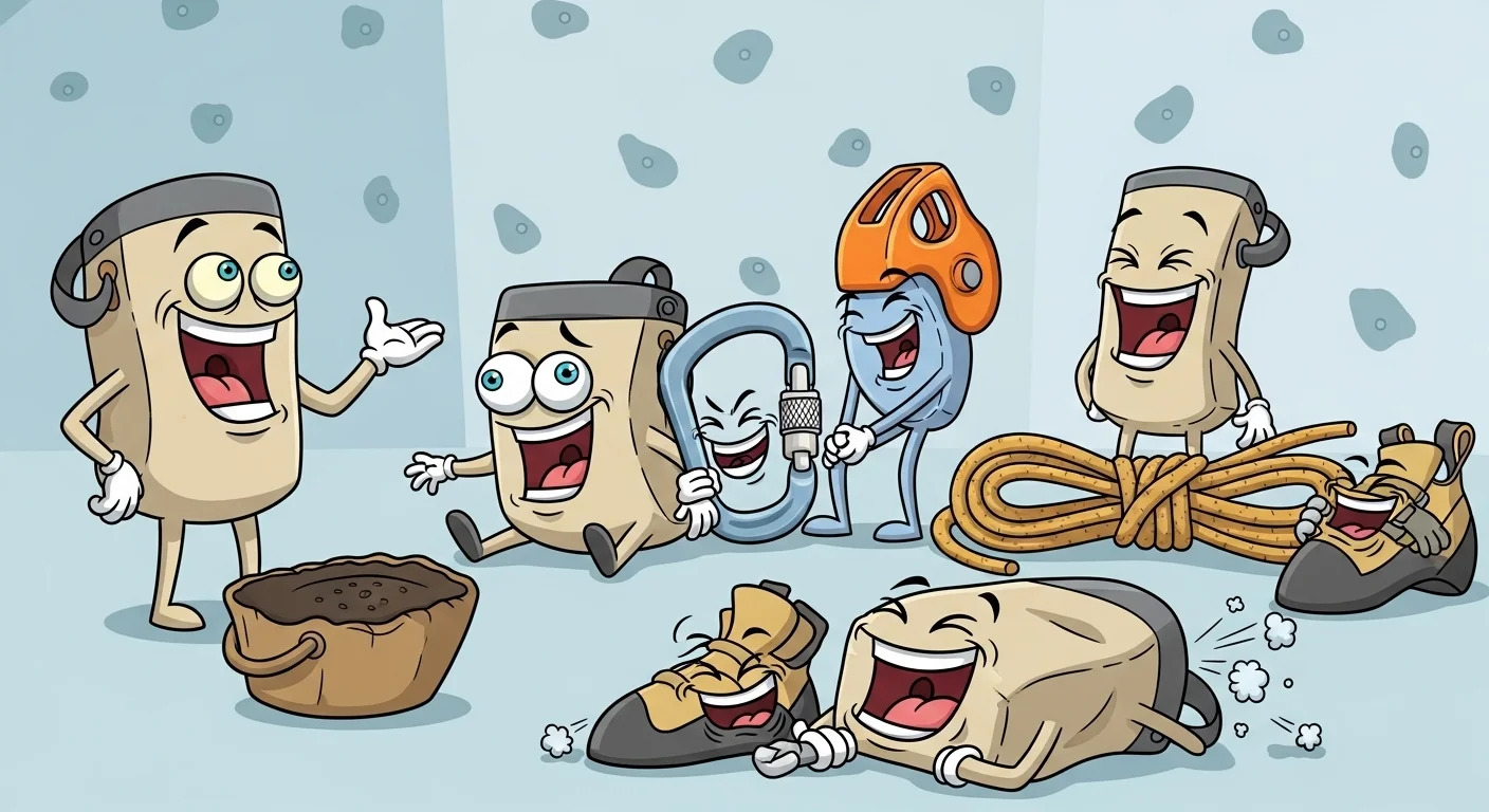 Gear & Chalk Bag Puns