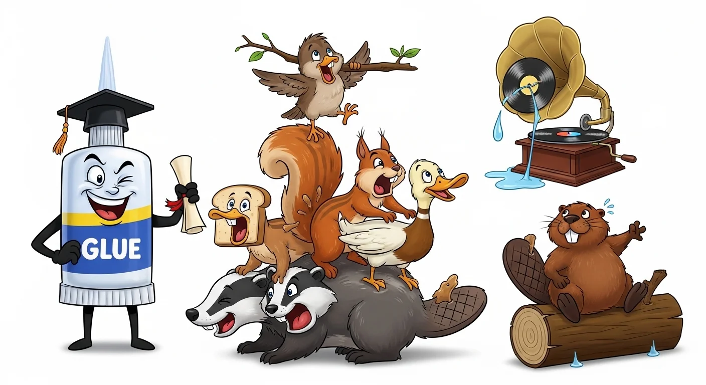 Glue Puns One Liners