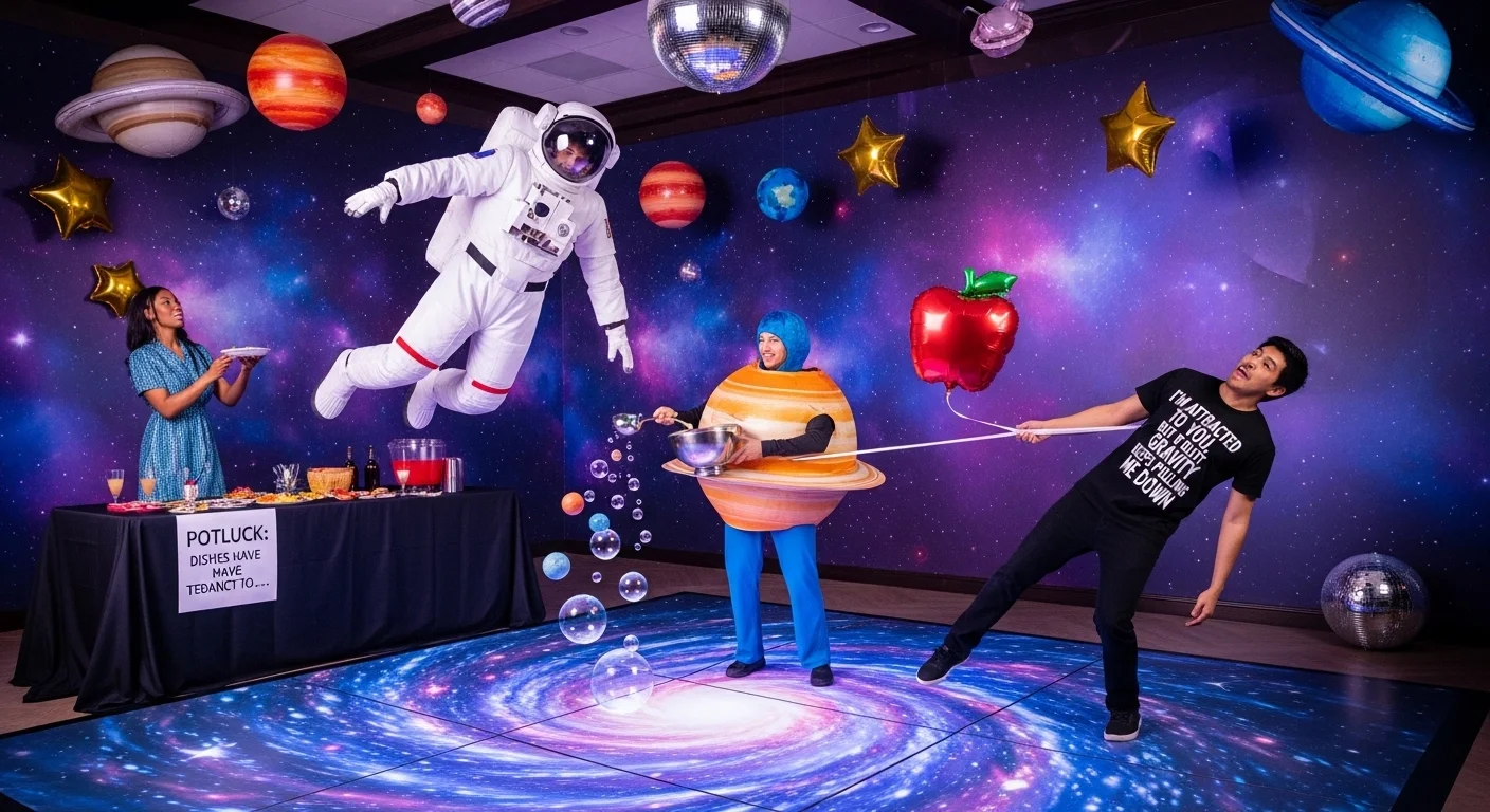 Gravity Puns Captions