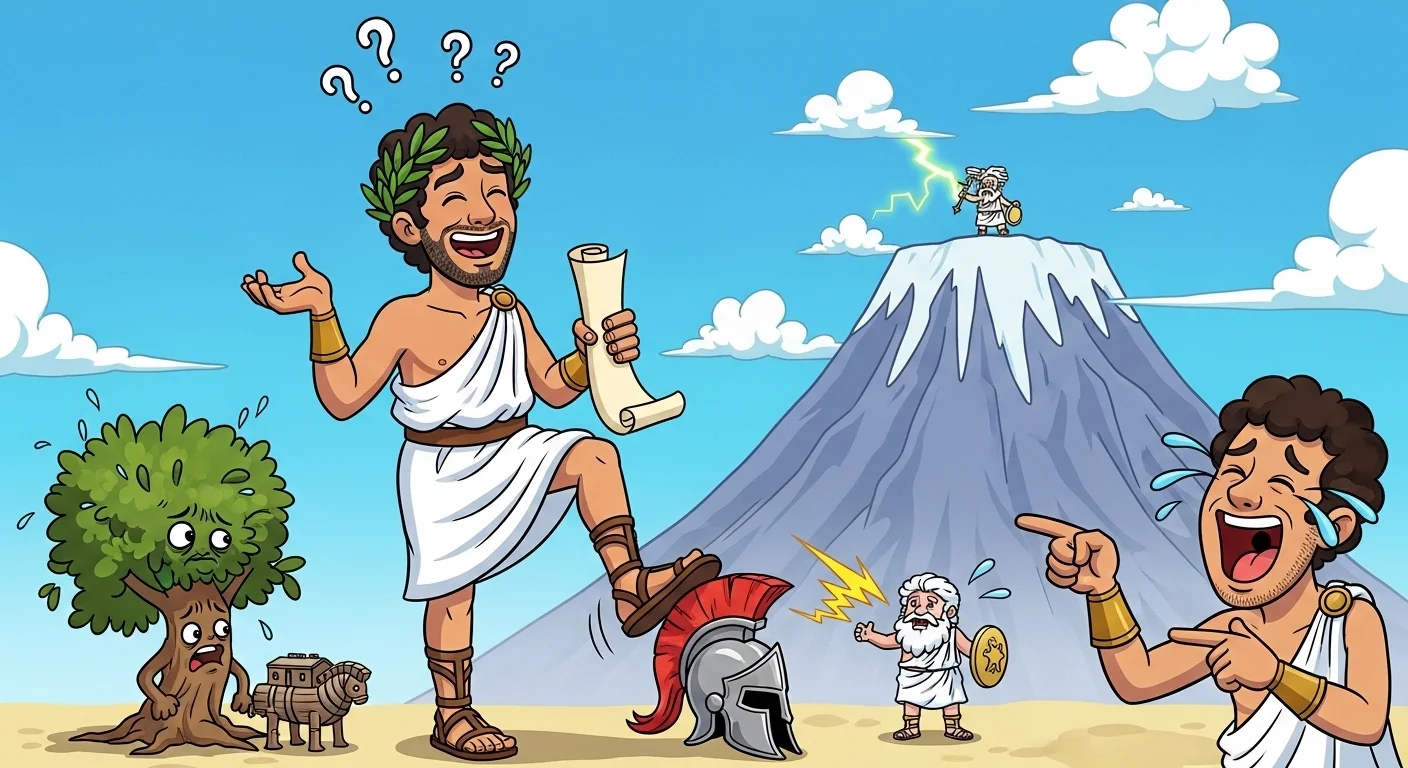 Greek Puns One Liners