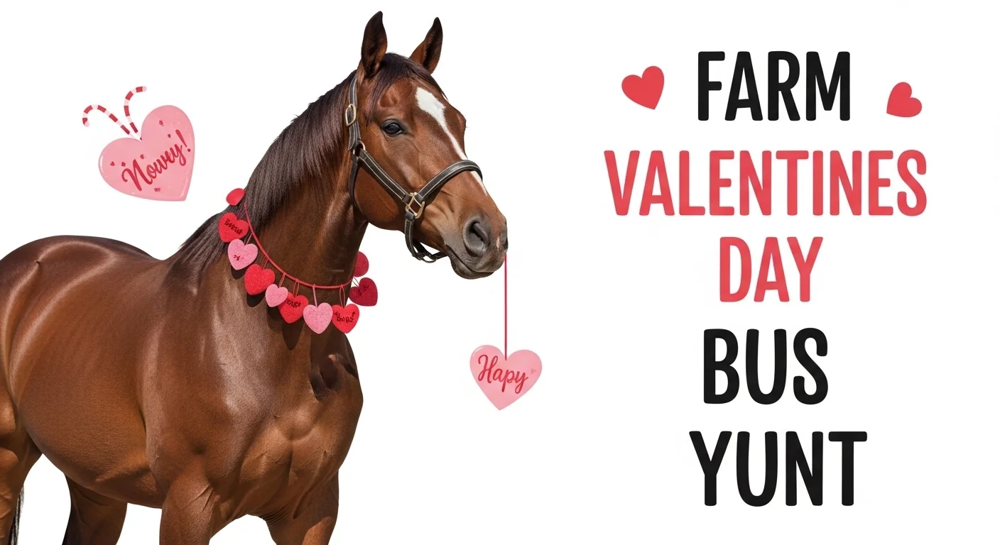 Horse & Farm Valentines Day Puns