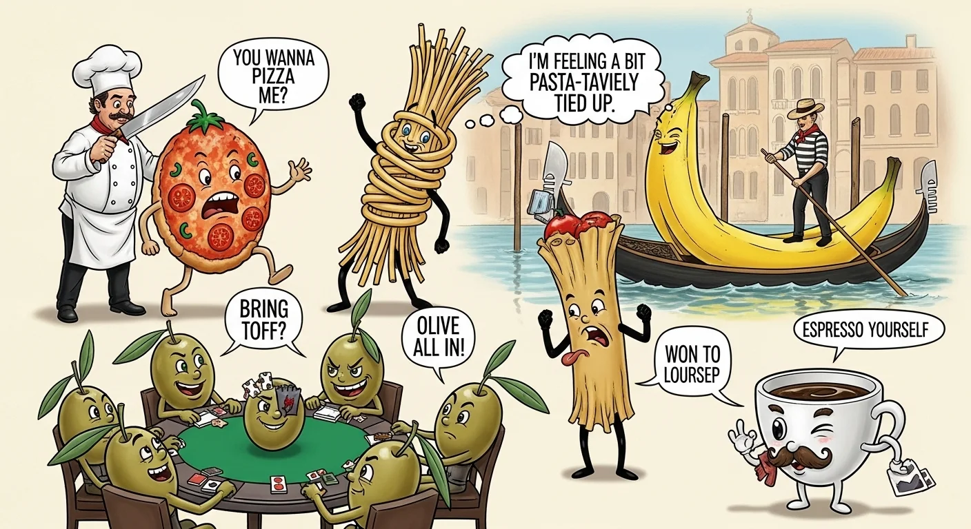 Italian Puns One Liners