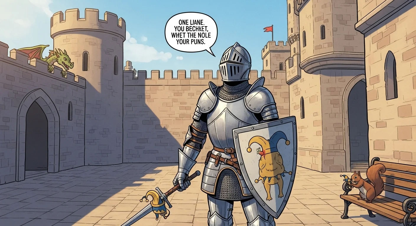 Knight puns one liners