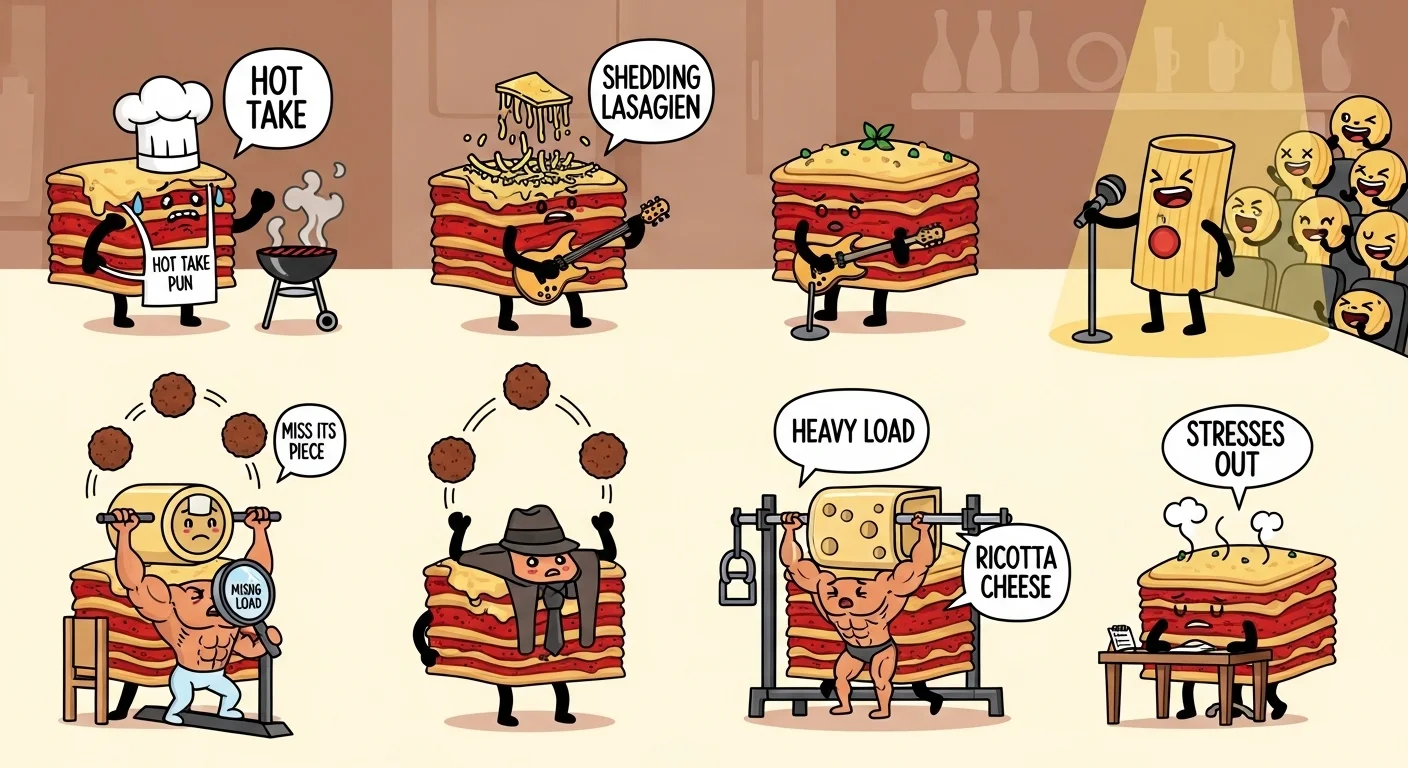 Lasagna Puns One Liners