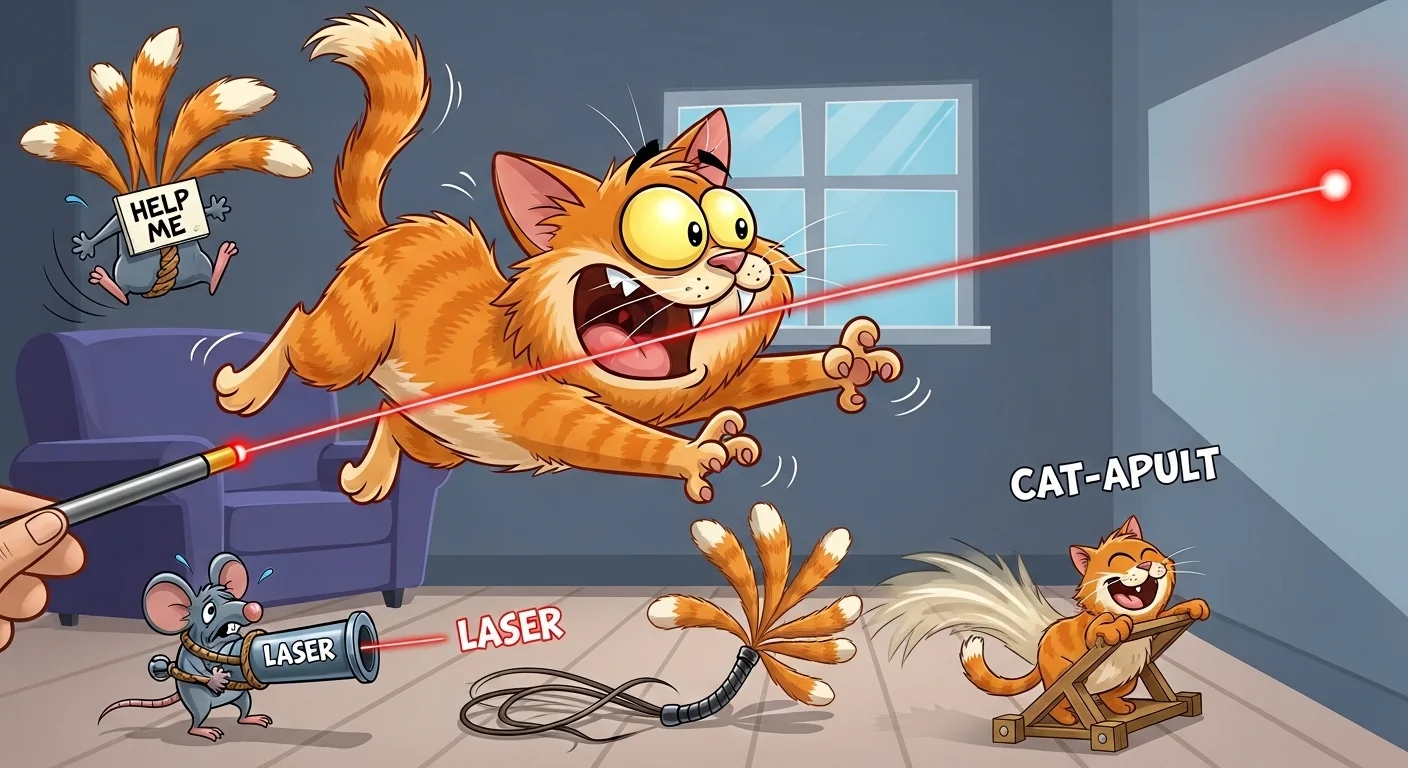 Laser Pointer Cat Puns for Feline Fun