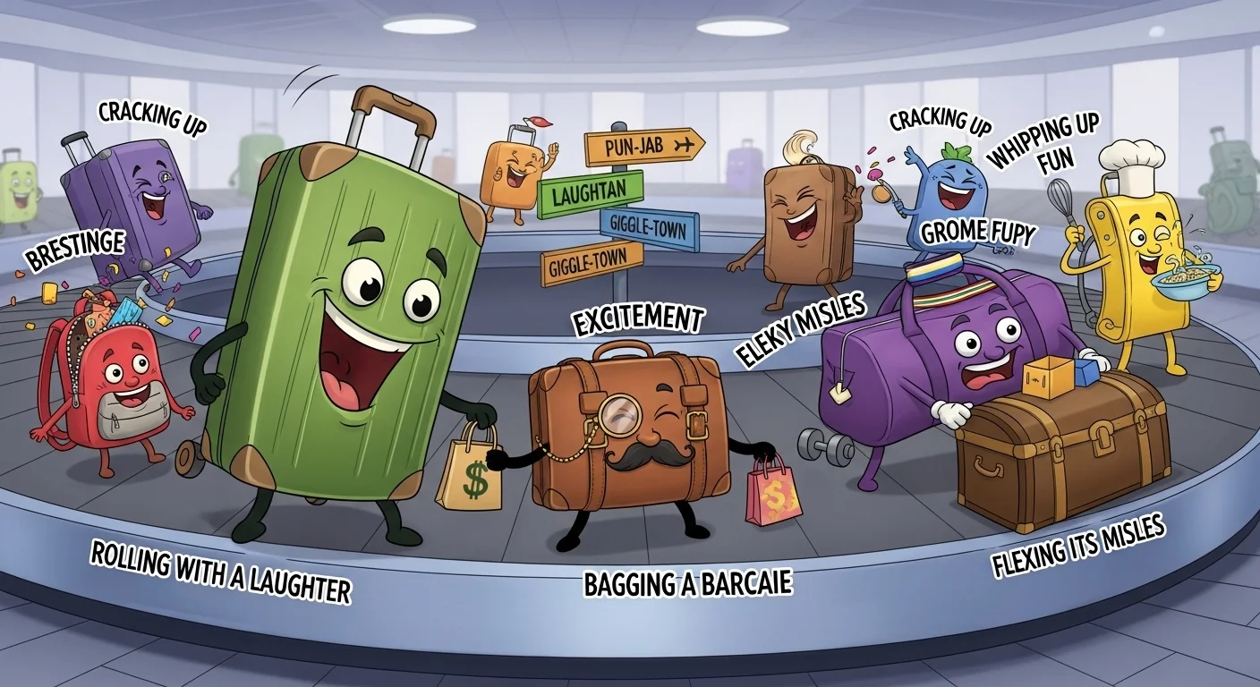 Luggage Carousel Puns