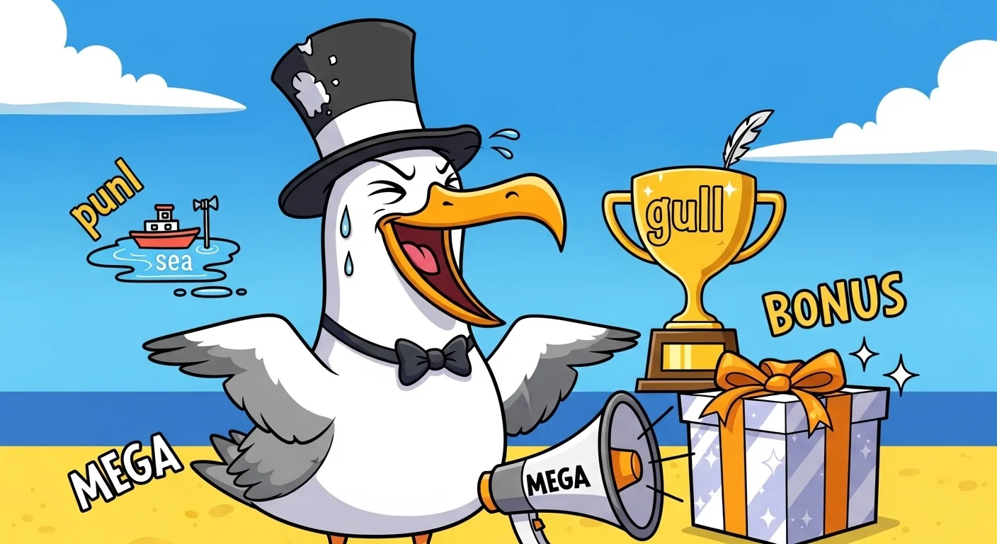 Mega Bonus Seagull Puns