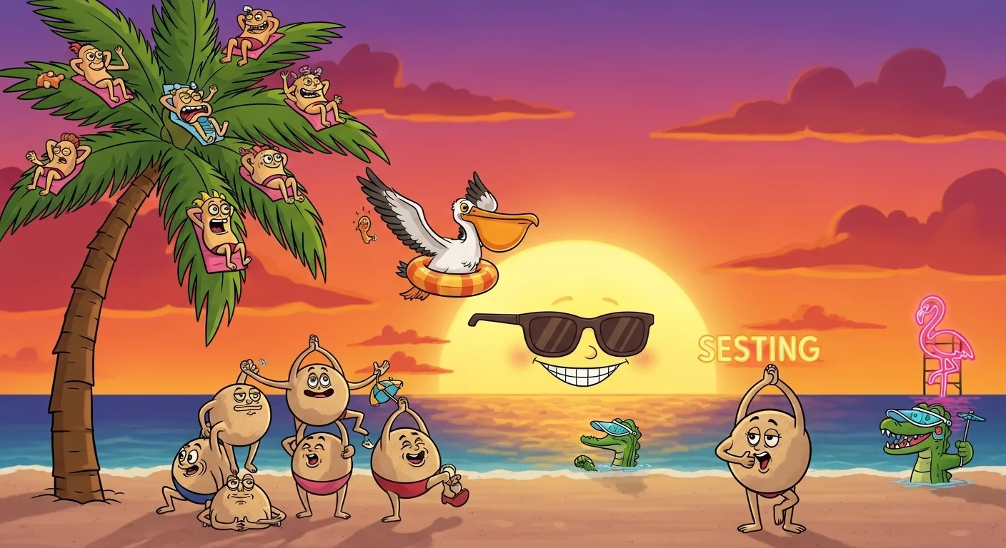 Miami Puns About Sunsets