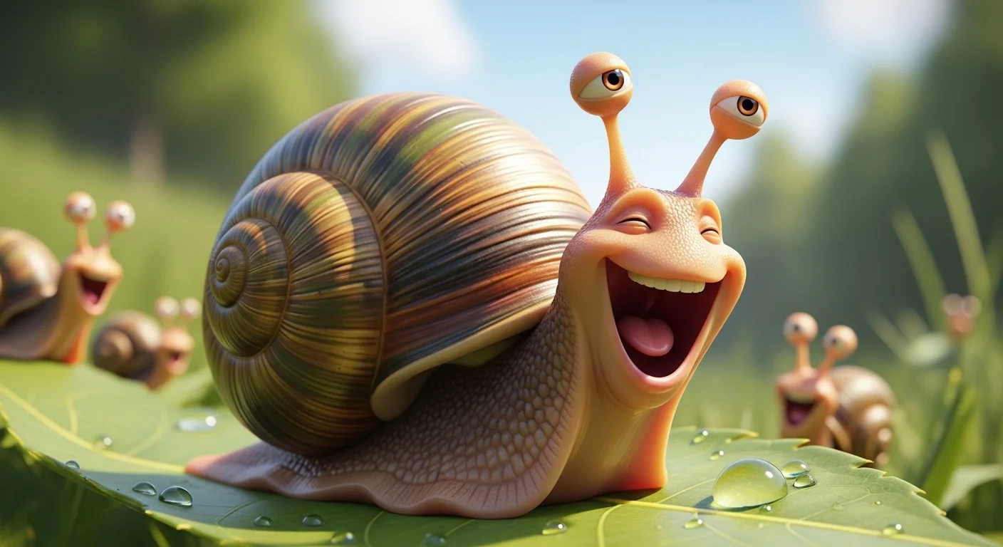 Motivational Snail Puns