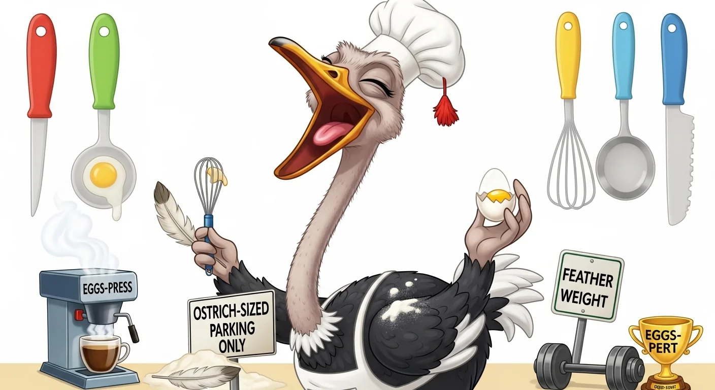 Ostrich Puns for Kids