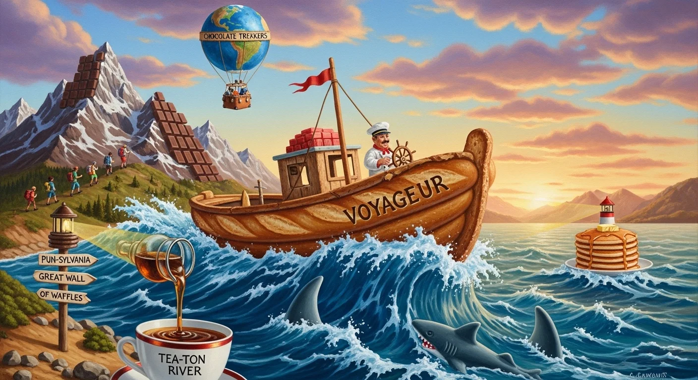 Painting Travel & Adventure Puns