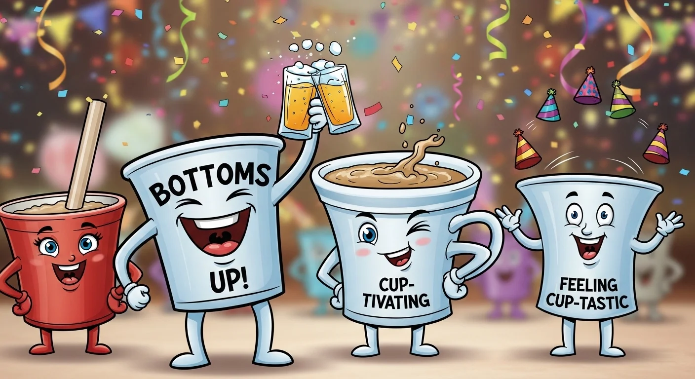Party & Celebration Cup Puns