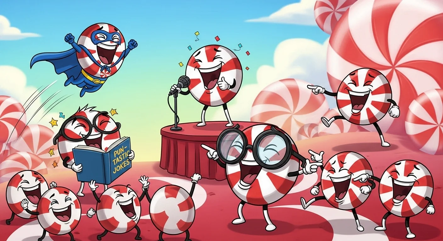 Peppermint Puns for Pun Addicts