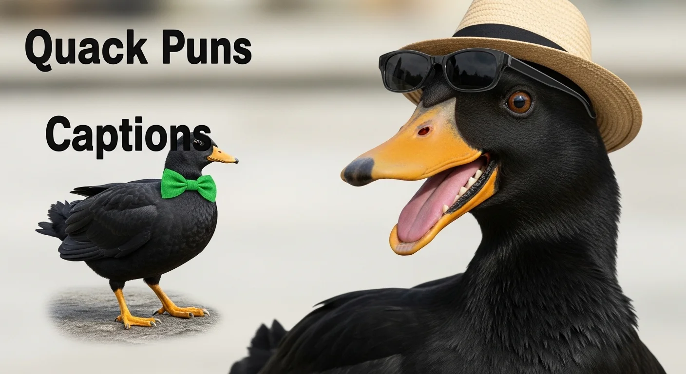 Quack Puns Captions