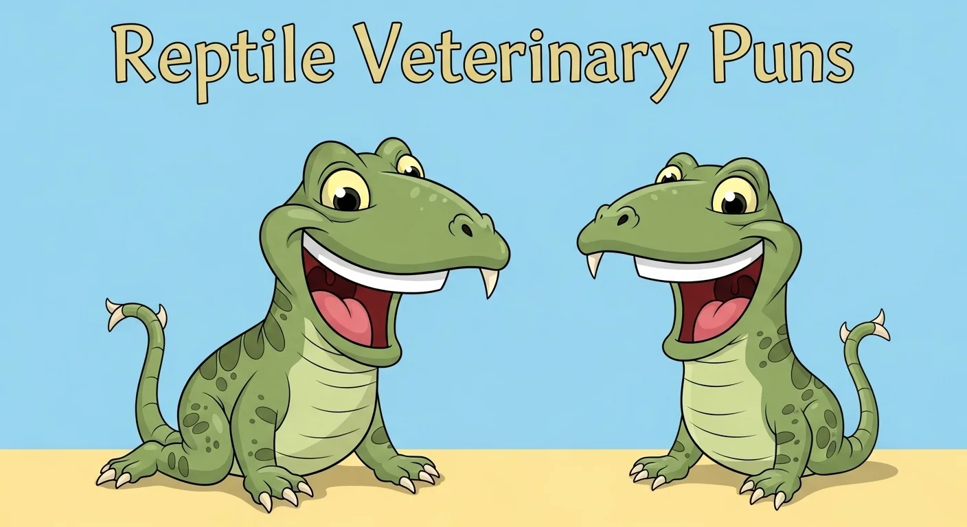 Reptile Veterinary Puns