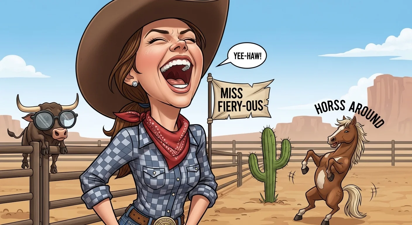 Rodeo Cowgirl Puns