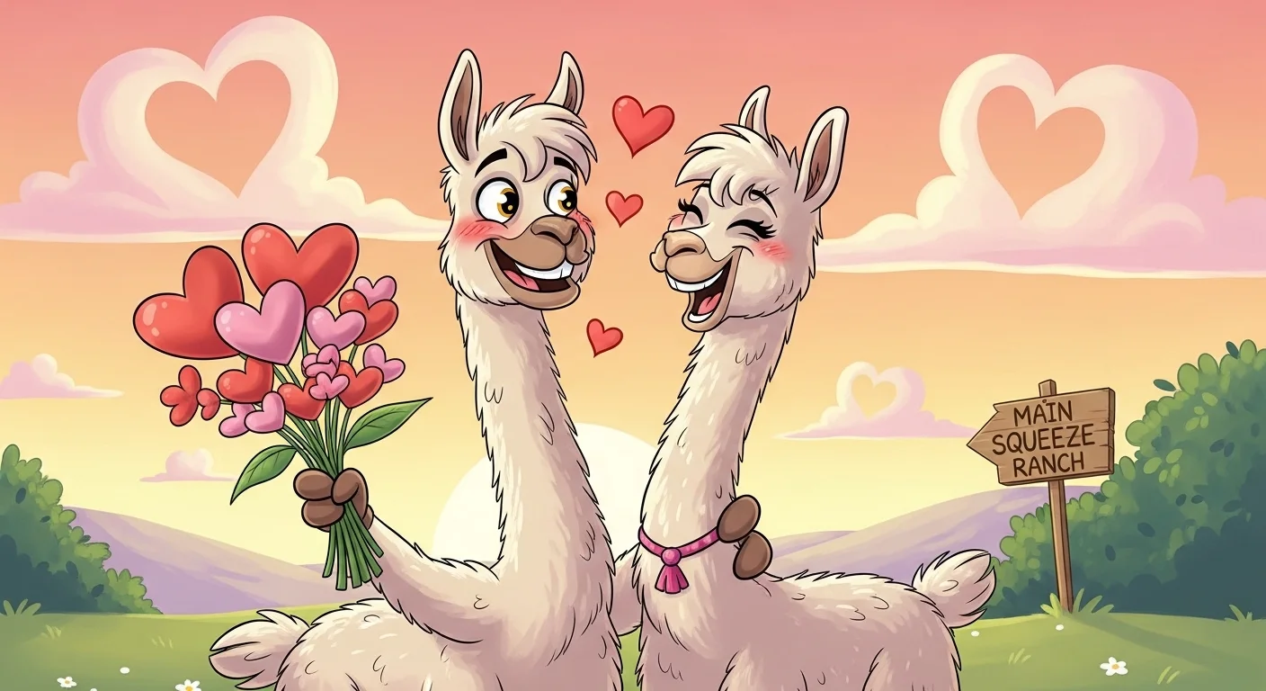 Romantic Alpaca Puns for Your Main Squeeze