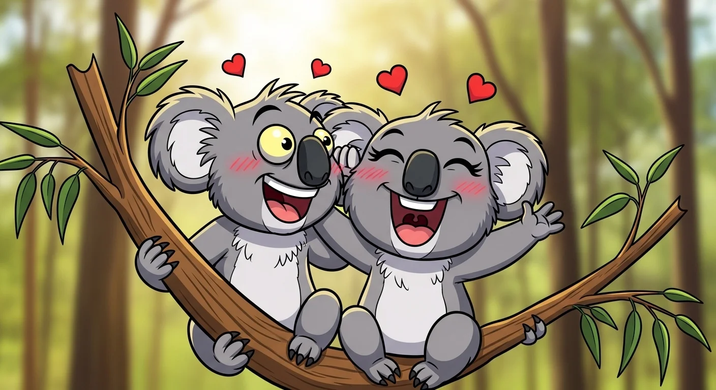 Romantic Koala Puns