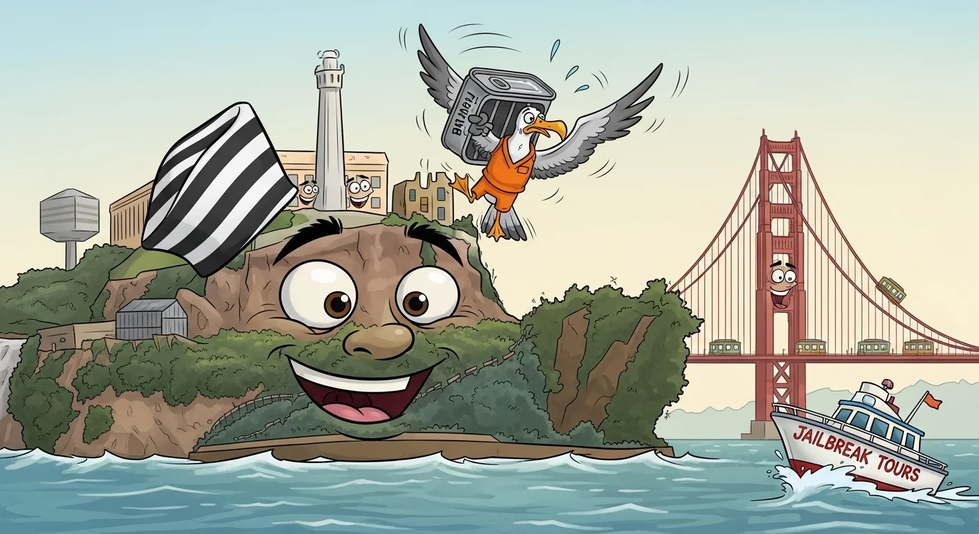 San Francisco puns about Alcatraz
