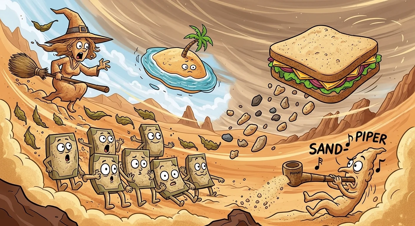 Sandstorm Chaos Puns