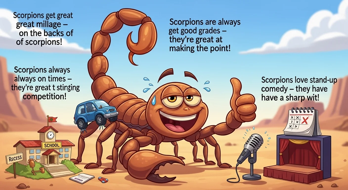 Scorpion Puns One Liners
