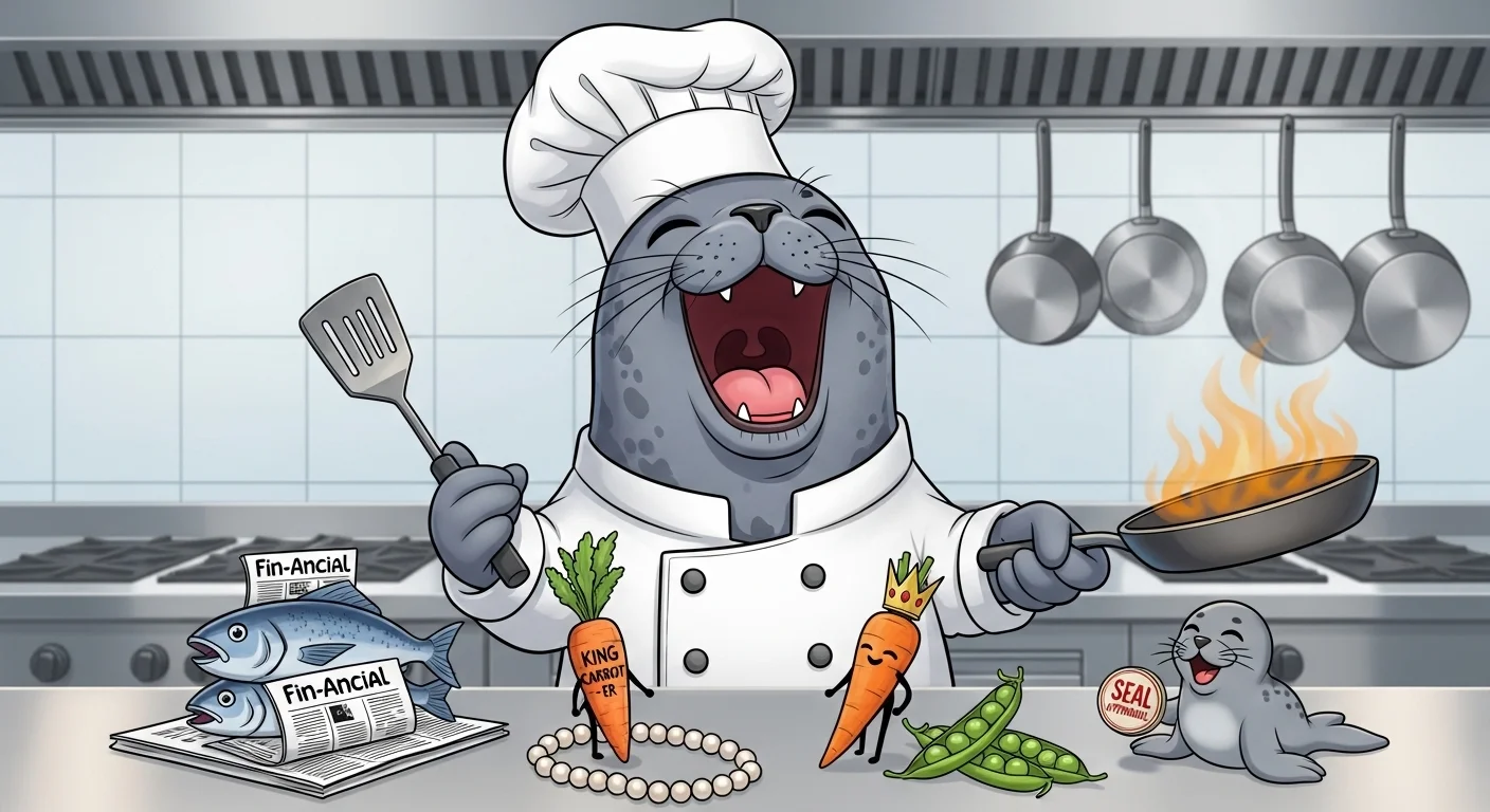 Seal Foodie Puns 