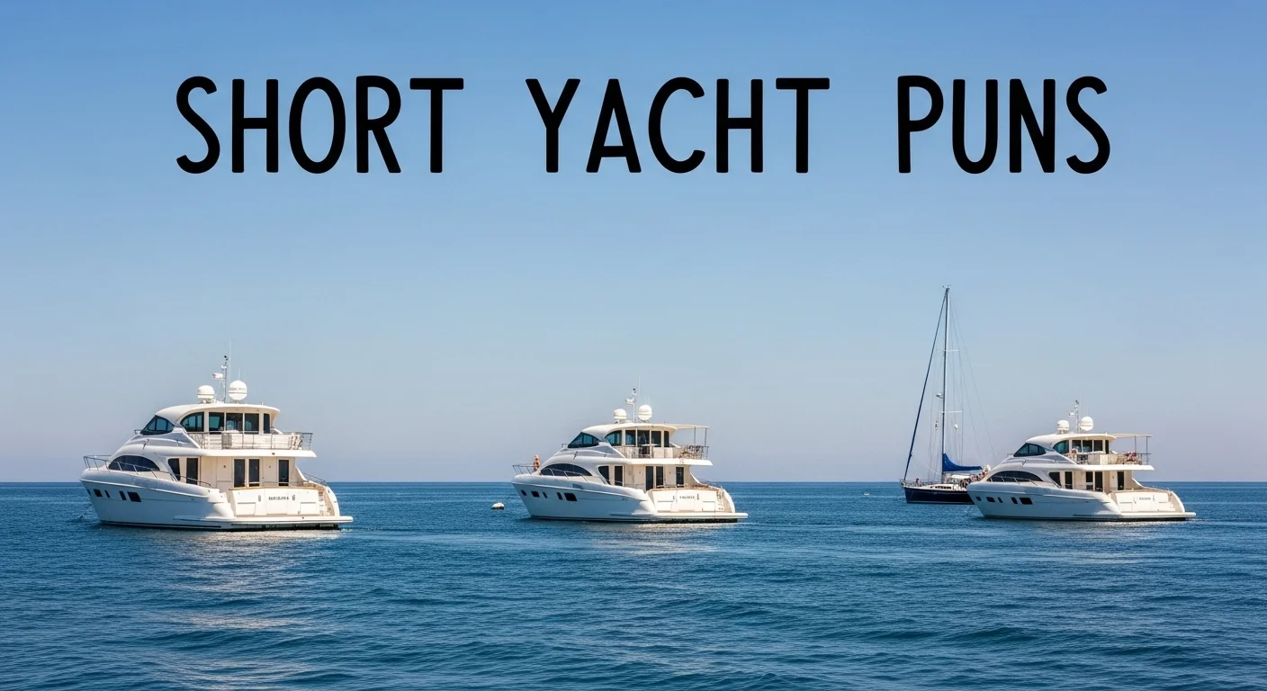 Short Yacht Puns