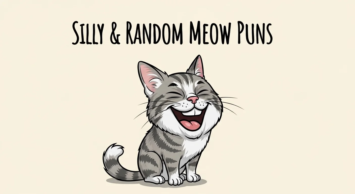 Silly & Random Meow Puns