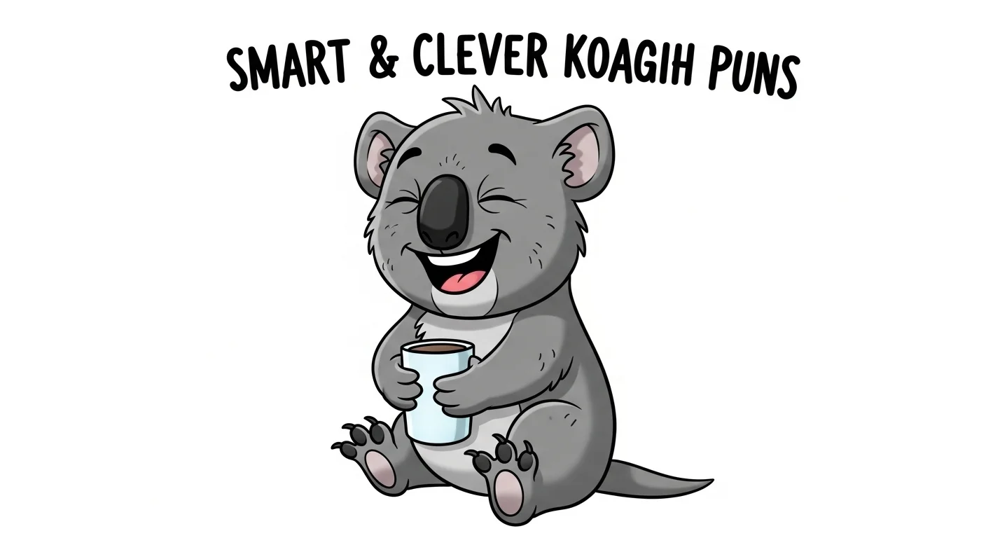 Smart & Clever Koala Puns 